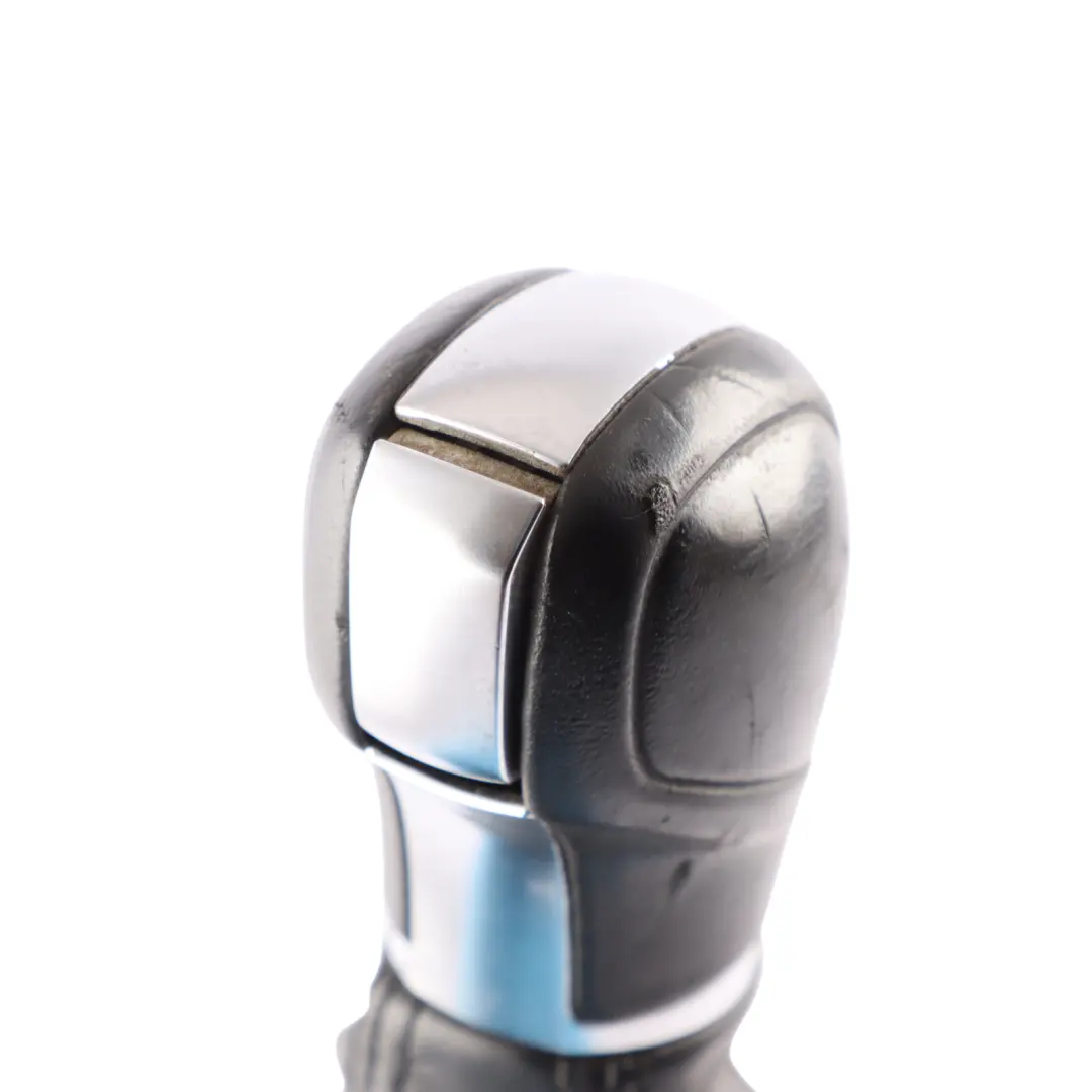 VW Volkswagen Touareg 7P Black Leather Selector Lever Gear Stick Knob - SKU RHD-7P2713203A - Part number 7P2713203A