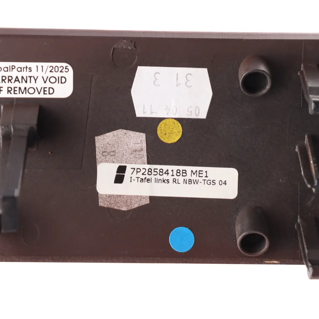 7P Dashboard Panel Passenger Trim Strip Brown to VW Volkswagen Touareg with Part number 7P2858418B VW Volkswagen Touareg 7P Dashboard Panel Passenger Trim Strip Brown - SKU RHD-7P2858418B - Part number 7P2858418B