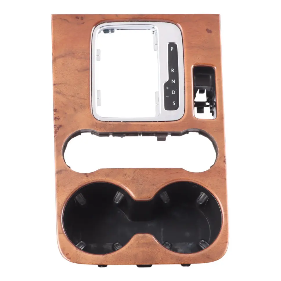 7P Gear Stick Trim Cover Cup Holder Nut Tree Brown to Volkswagen Touareg with Part number 7P2863216 Volkswagen Touareg 7P Gear Stick Trim Cover Cup Holder Nut Tree Brown - SKU RHD-7P2863216 - Part number 7P2863216