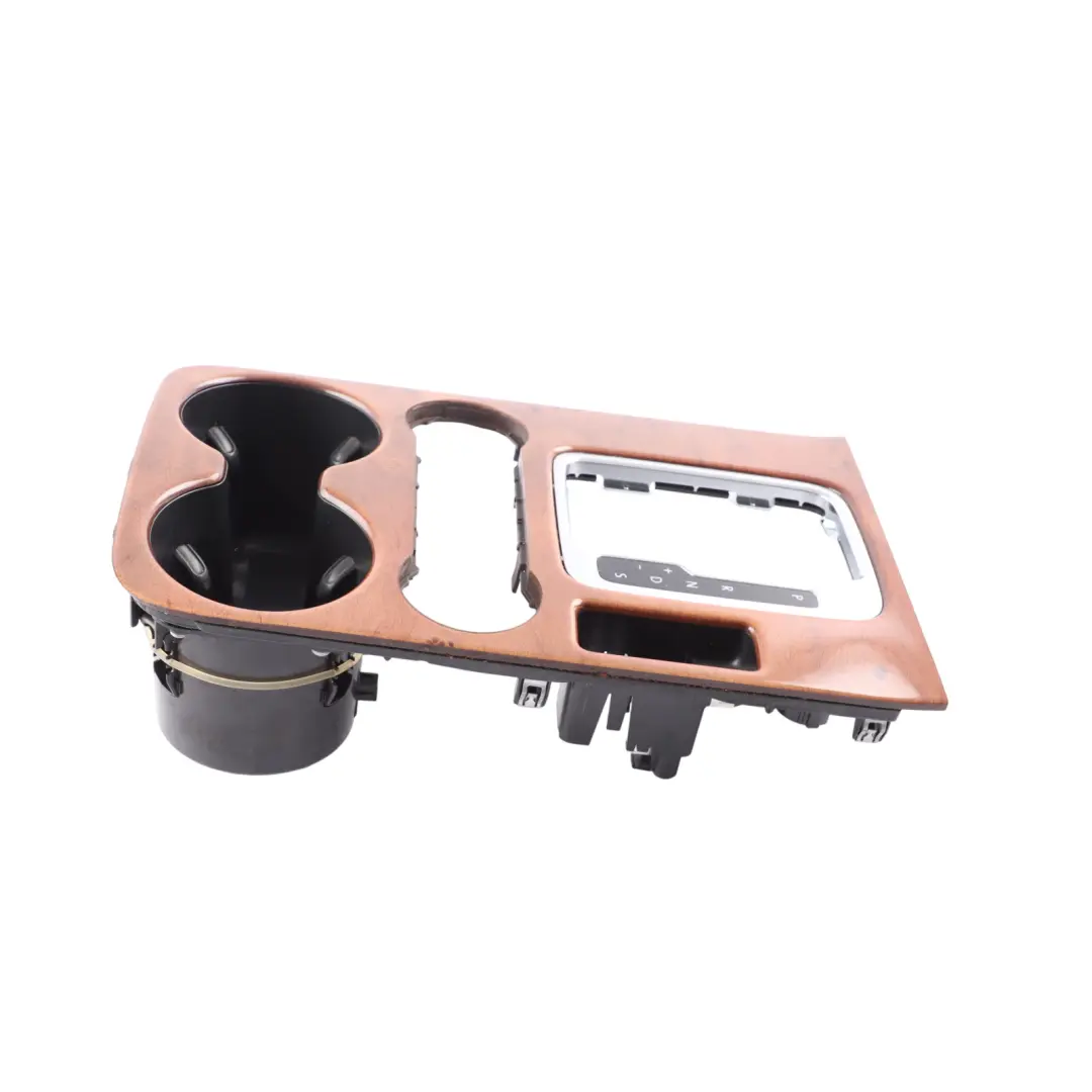 7P Gear Stick Trim Cover Cup Holder Nut Tree Brown to Volkswagen Touareg with Part number 7P2863216 Volkswagen Touareg 7P Gear Stick Trim Cover Cup Holder Nut Tree Brown - SKU RHD-7P2863216 - Part number 7P2863216