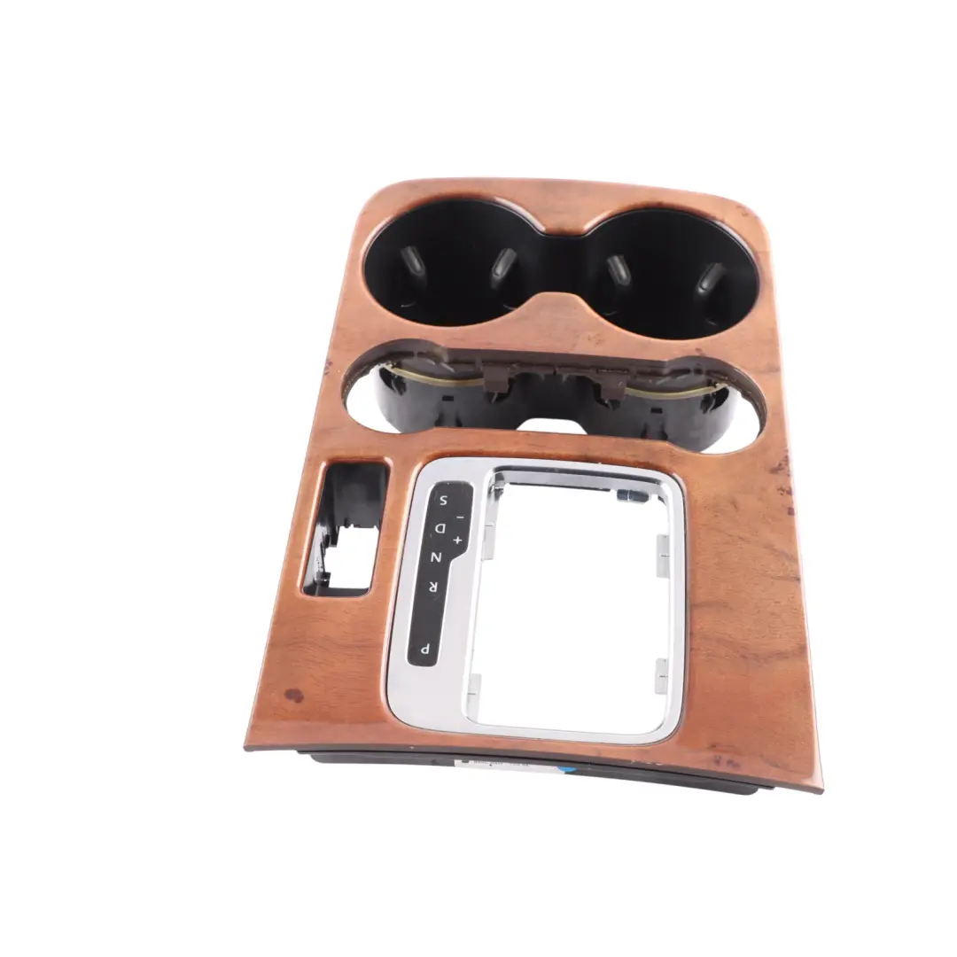 Volkswagen Touareg 7P Gear Stick Trim Cover Cup Holder Nut Tree Brown - SKU RHD-7P2863216 - Part number 7P2863216