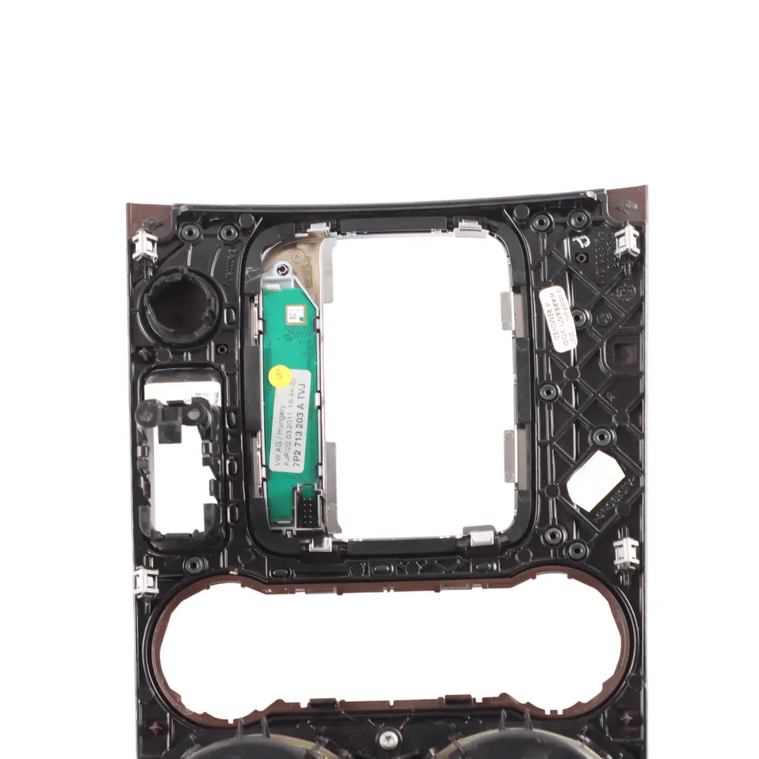 Volkswagen Touareg 7P Gear Stick Trim Cover Cup Holder Nut Tree Brown - SKU RHD-7P2863216 - Part number 7P2863216