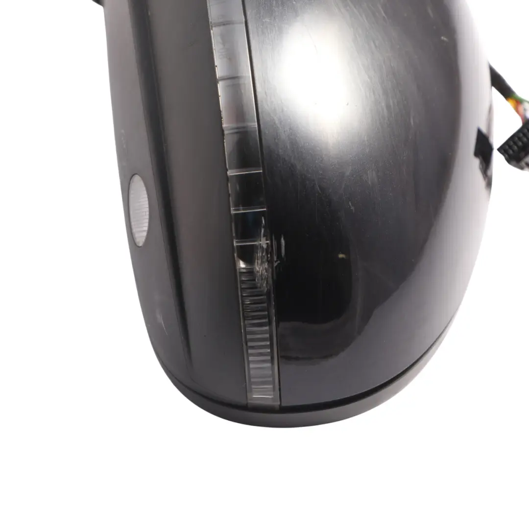 VW Volkswagen Touareg 7P Wing Mirror Door Left N/S Deep Black - C9X - SKU RHD-7P6857507A-DBL - Part number 7P6857507A