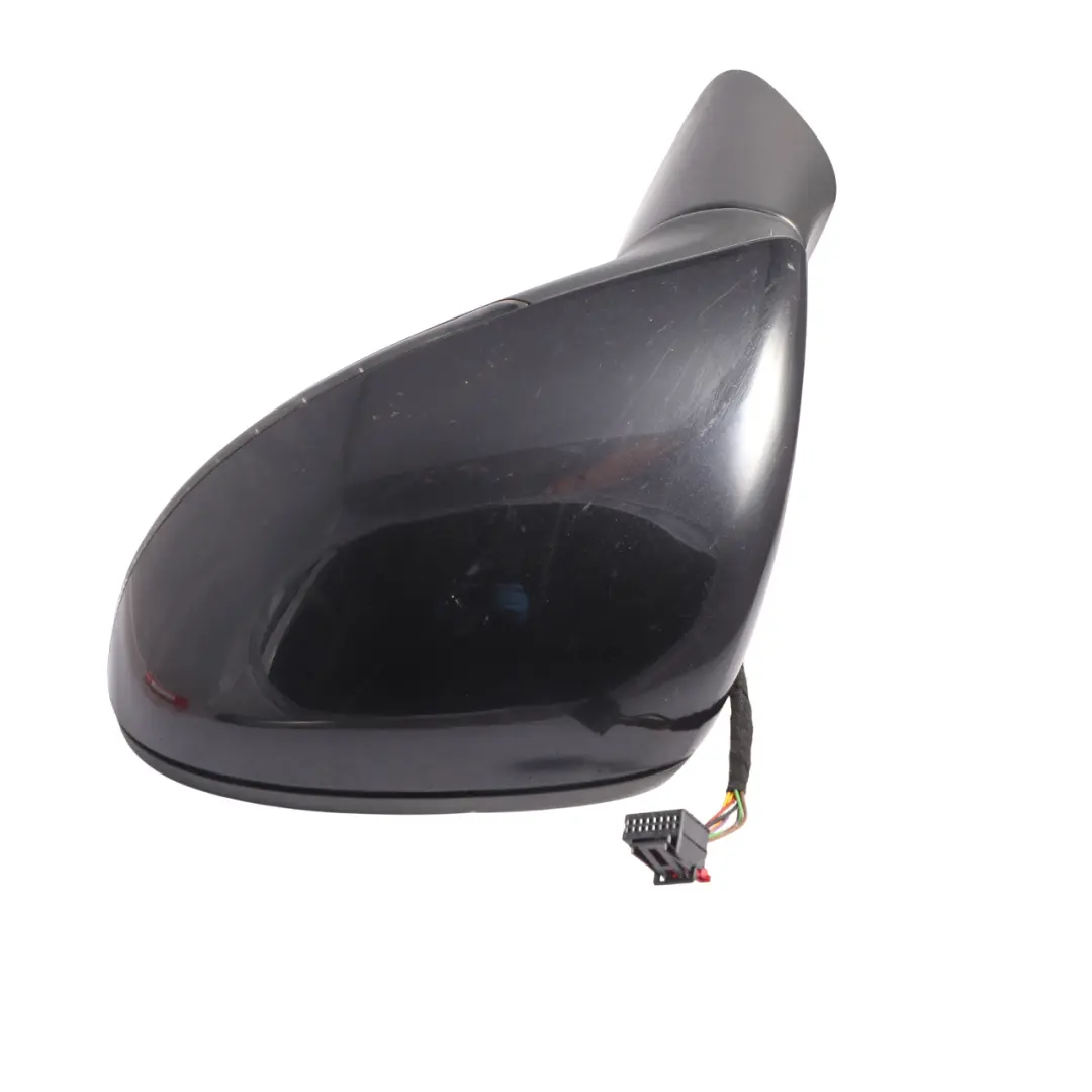 VW Volkswagen Touareg 7P Wing Mirror Door Left N/S Deep Black - C9X - SKU RHD-7P6857507A-DBL - Part number 7P6857507A