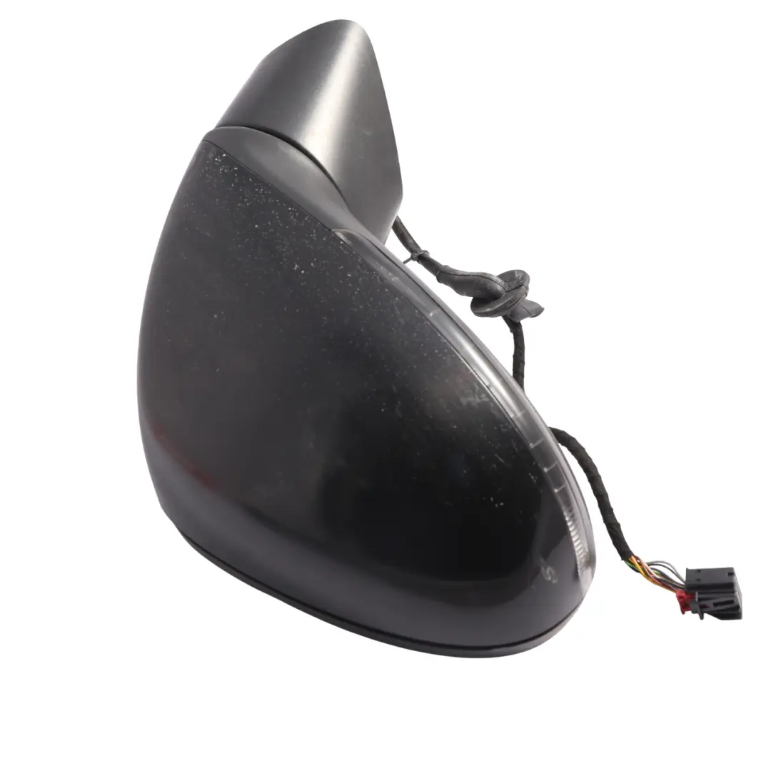 VW Volkswagen Touareg 7P Wing Mirror Door Right O/S Deep Black - C9X - SKU RHD-7P6857508A-DBL - Part number 7P6857508A