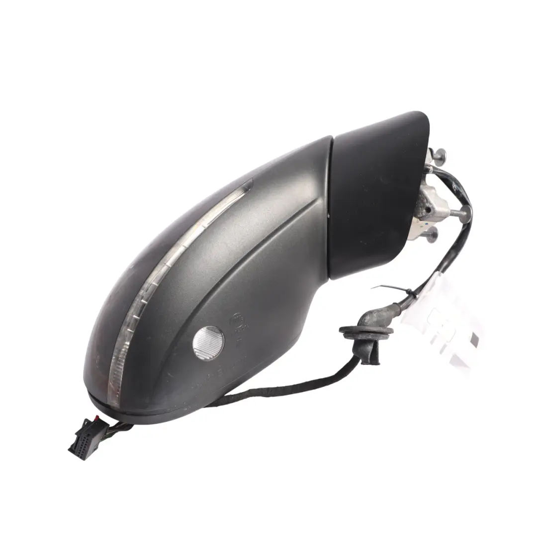 VW Volkswagen Touareg 7P Wing Mirror Door Right O/S Deep Black - C9X - SKU RHD-7P6857508A-DBL - Part number 7P6857508A