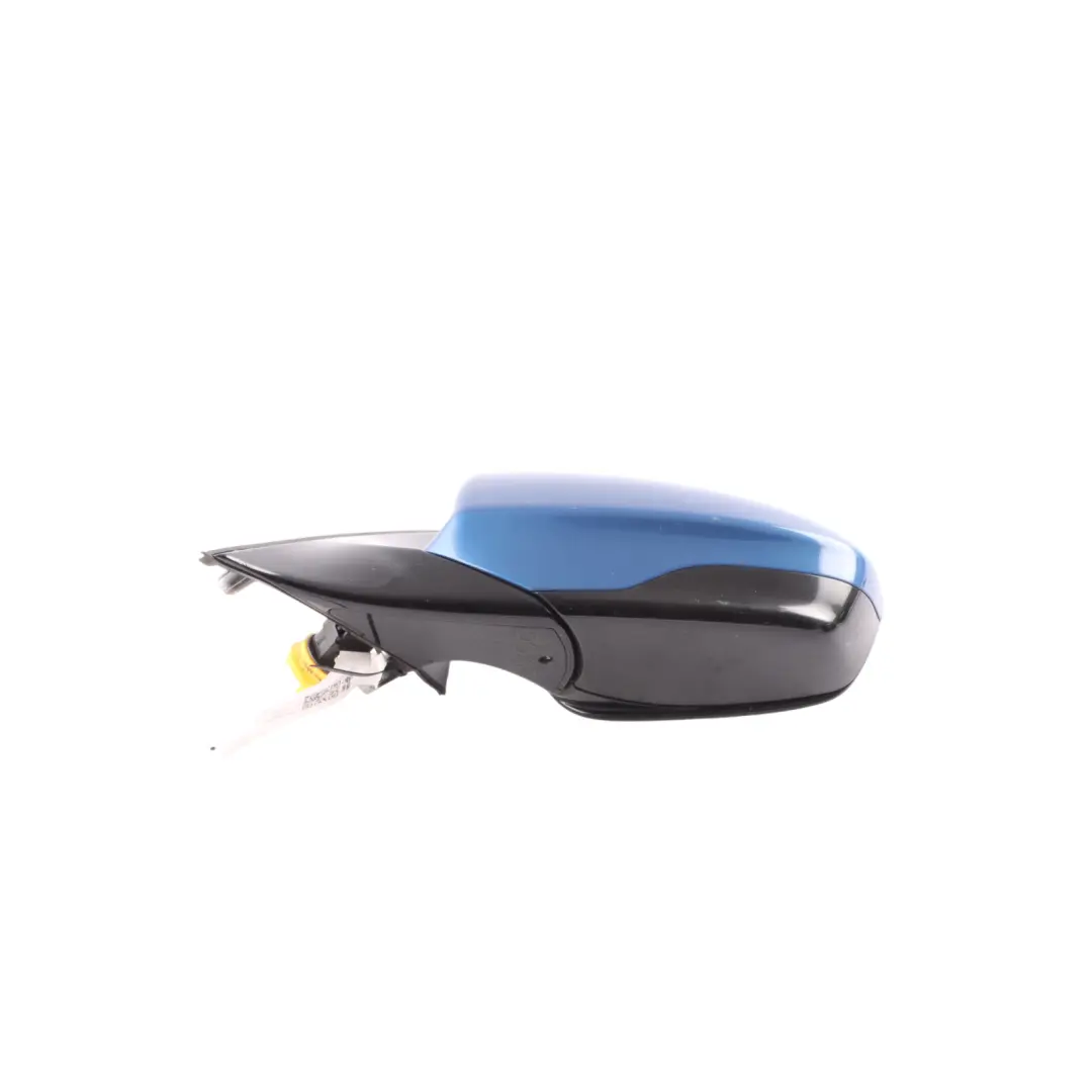 BMW F10 M5 Wing Mirror High Gloss Dip Power Fold Left N/S Monte Carlo Blue - B05 - SKU RHD-8049333-MCB - Part number 8049333