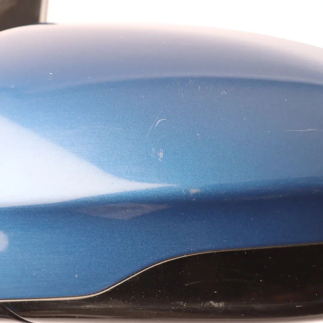 BMW F10 M5 Wing Mirror High Gloss Dip Power Fold Left N/S Monte Carlo Blue - B05 - SKU RHD-8049333-MCB - Part number 8049333