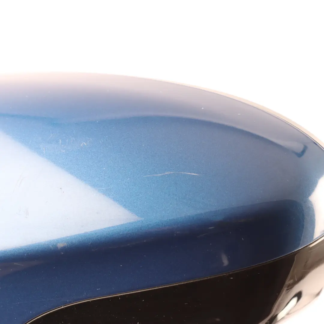Wing Mirror High Gloss Dip Power Fold Left N/S Monte Carlo Blue - B05 to BMW F10 M5 with Part number 8049333 BMW F10 M5 Wing Mirror High Gloss Dip Power Fold Left N/S Monte Carlo Blue - B05 - SKU RHD-8049333-MCB - Part number 8049333