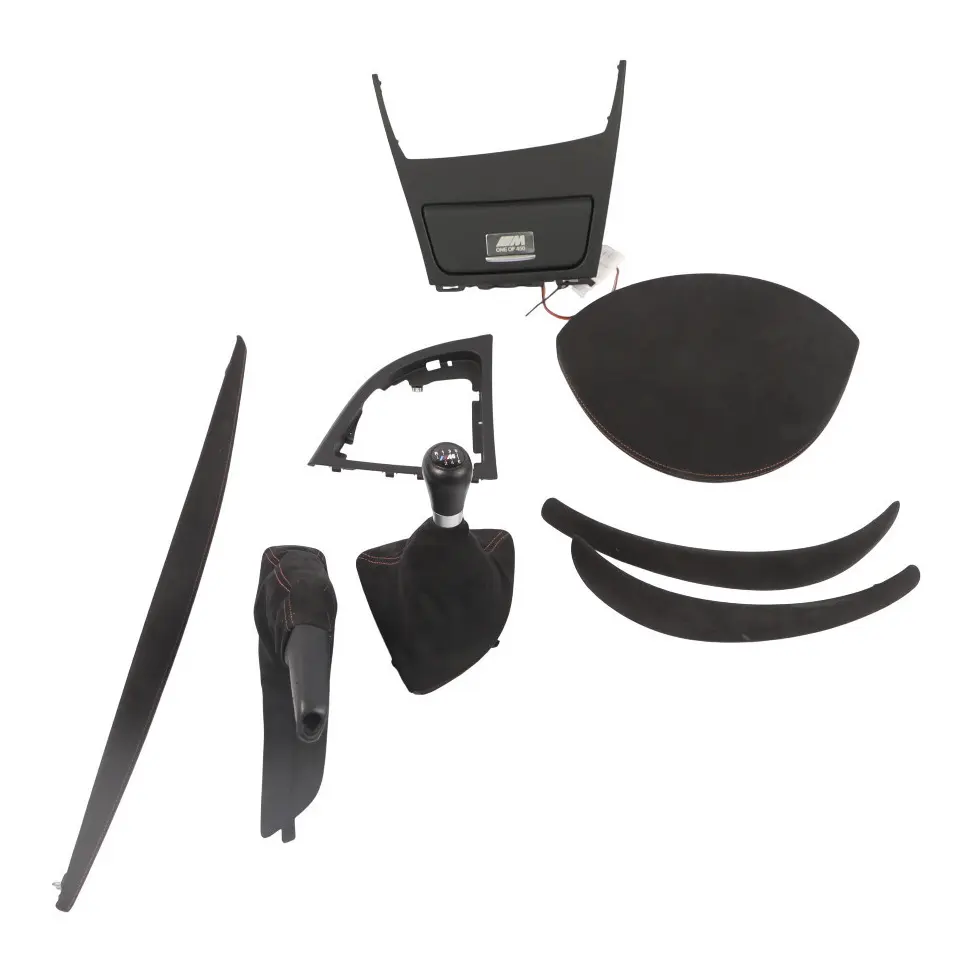 BMW E82 M Coupé Dashboard Centre Console Interior Trim Set Alcantara Black Matt