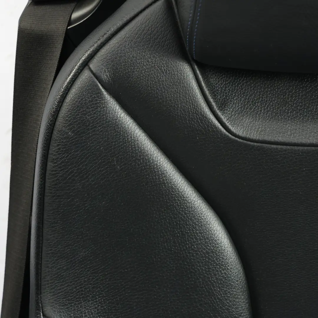 Front Seat Sport Memory Heated Black Leather Blue Stitching Right O/S to BMW F33 with Part number 8062620 BMW F33 Front Seat Sport Memory Heated Black Leather Blue Stitching Right O/S - SKU RHD-8062620-2 - Part number 8062620