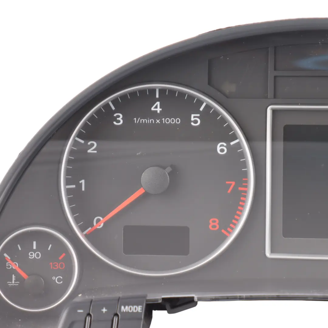 Audi A4 B7 Instrument Cluster Speedometer Petrol Manual 2.0 FSI - SKU RHD-8E0920951F - Part number 8E0920951F