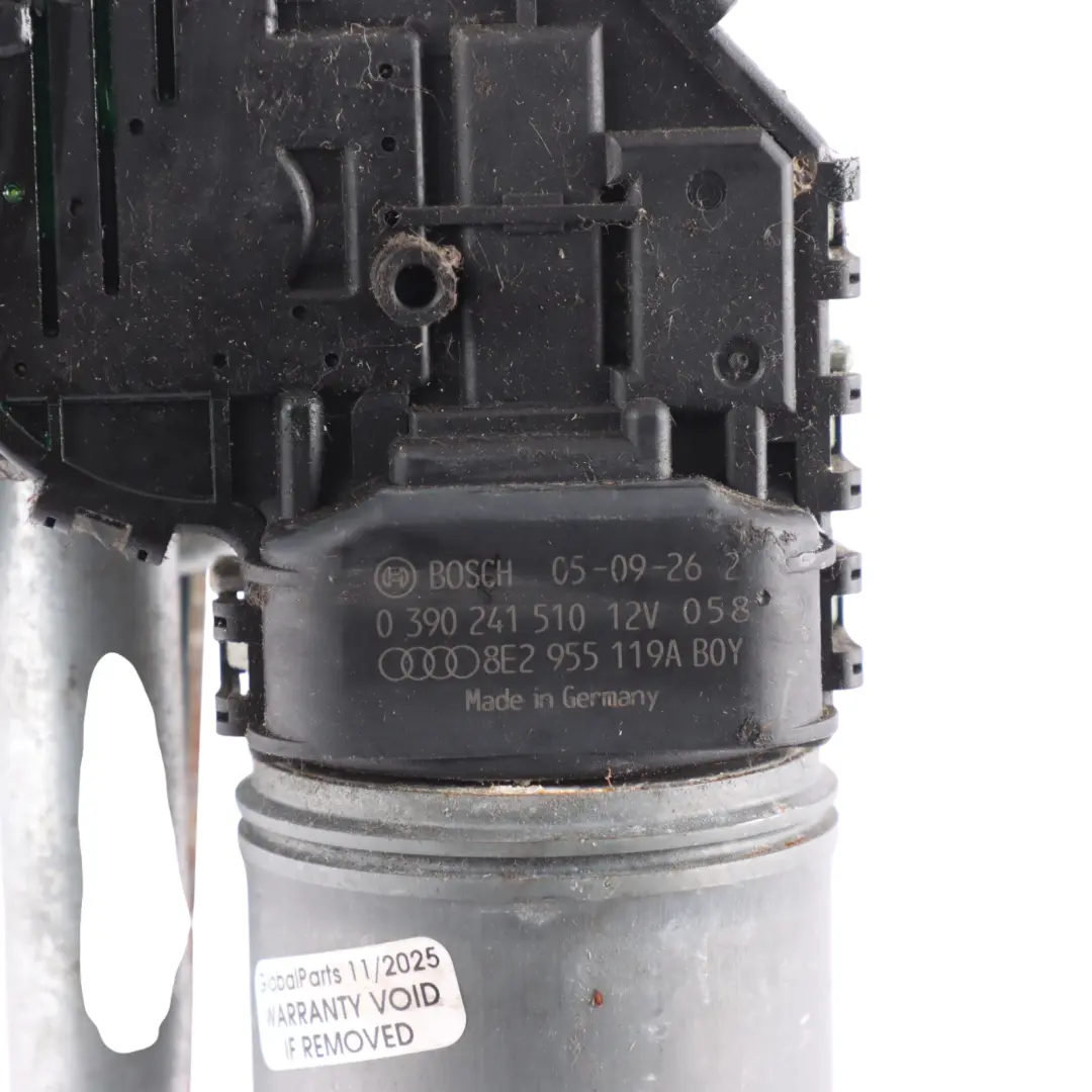 Audi A4 B7 Windscreen Windshield Wiper Linkage With Motor - SKU RHD-8E2955023E - Part number 8E2955023E