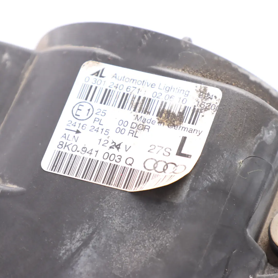 Audi A4 B8 Headlight Headlamp Light Lamp Front Left N/S - SKU RHD-8K0941003Q - Part number 8K0941003Q