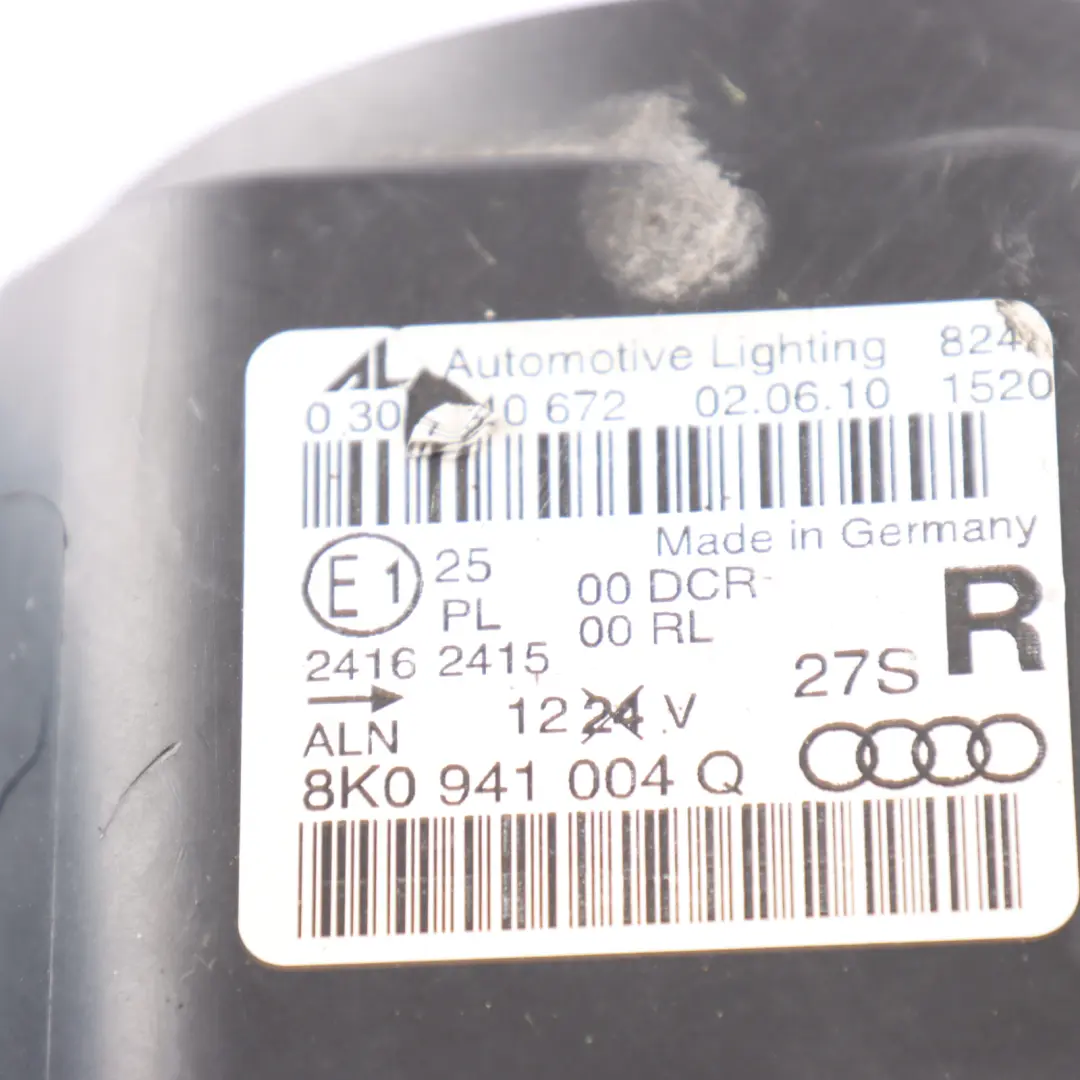 Audi A4 B8 Headlight Headlamp Light Lamp Front Right O/S - SKU RHD-8K0941004Q - Part number 8K0941004Q