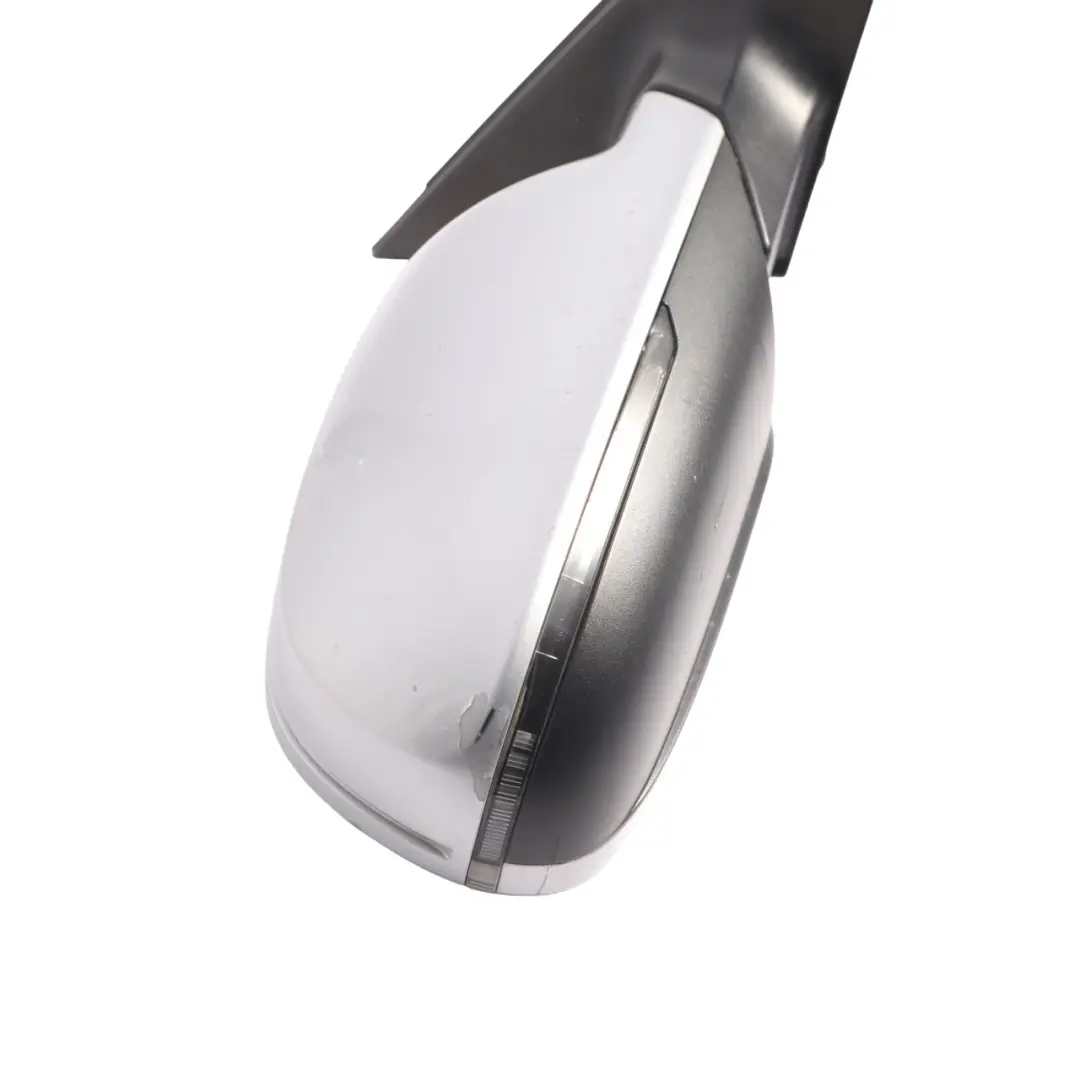 Audi A4 B8 Wing Mirror Electric Adjustment Right O/S Foil Silver Metallic - Z7G - SKU RHD-8K2857410AH-FSI - Part number 8K2857410AH