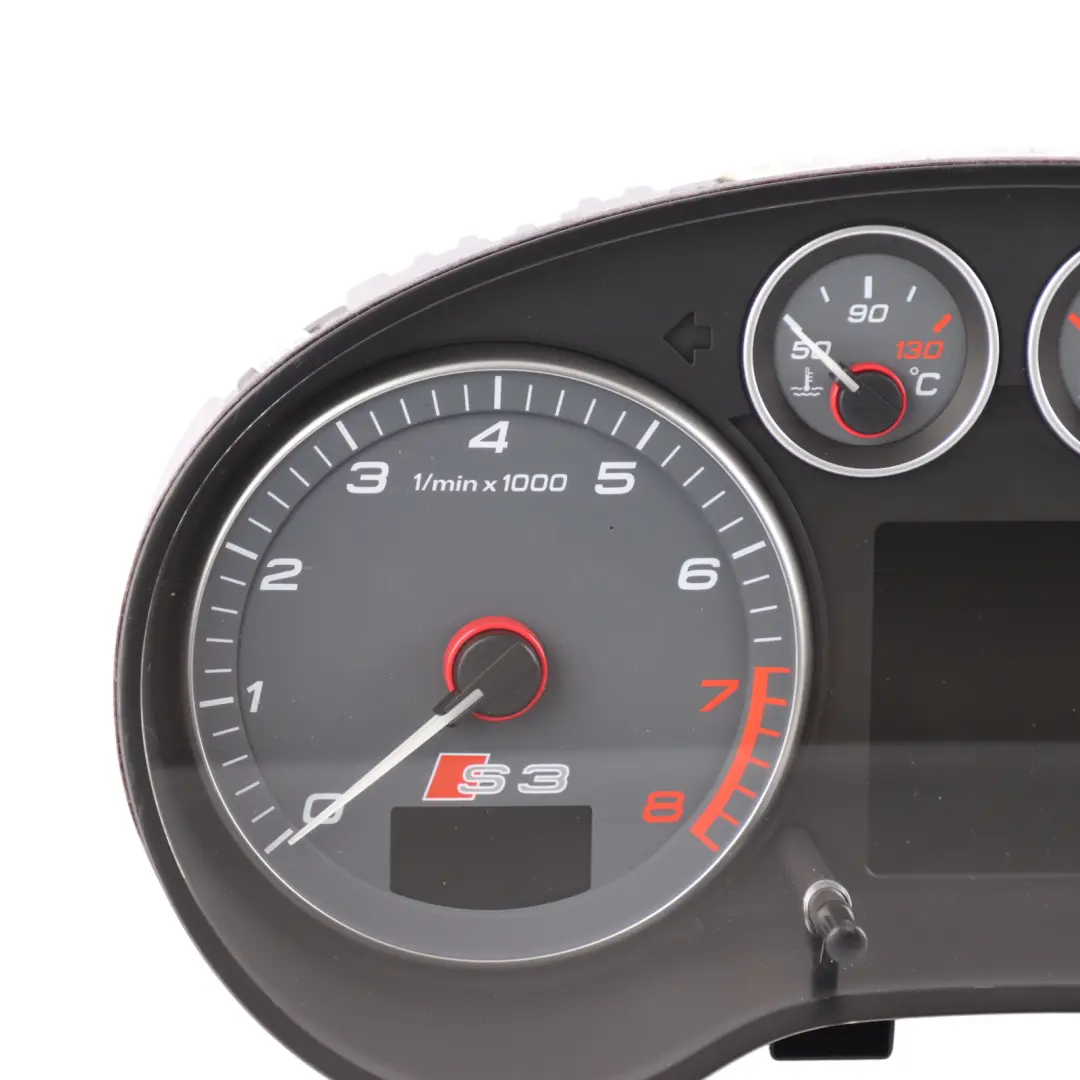 Audi S3 8P Petrol Instrument Cluster Speedo Clocks Meter Manual - SKU RHD-8P0920982L - Part number 8P0920982L