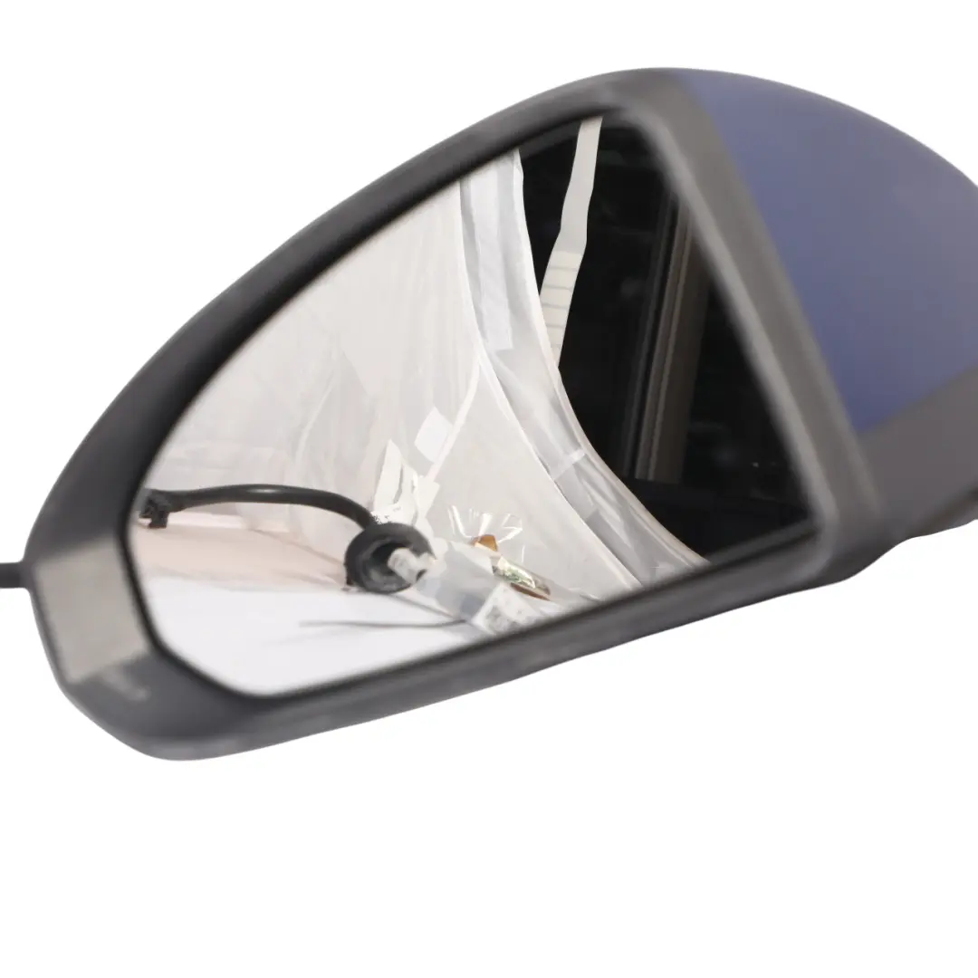 Audi TT FV Wing Mirror Door Left N/S Scuba Blue - X5Q - SKU RHD-8S2857409C-SCB - Part number 8S2857409C