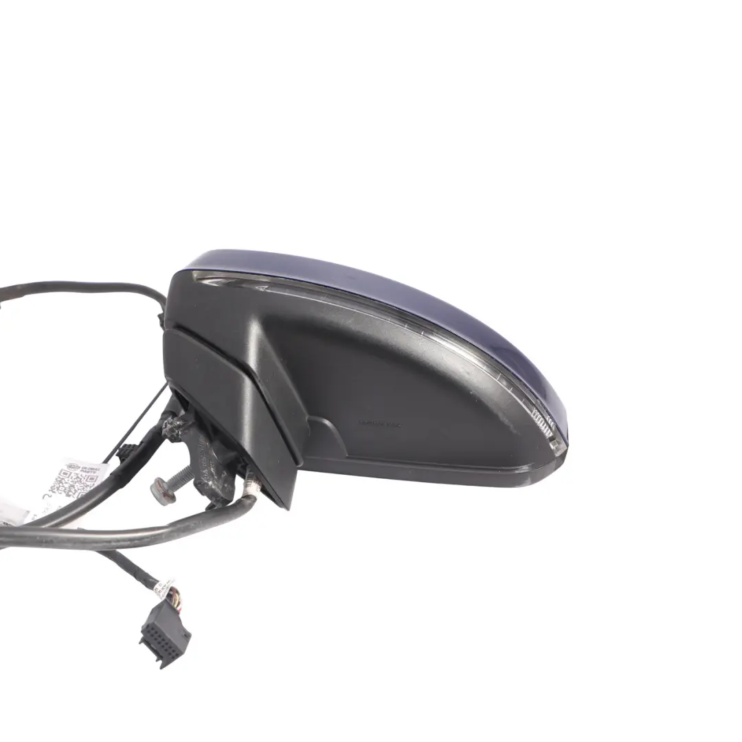 Audi TT FV Wing Mirror Door Left N/S Scuba Blue - X5Q - SKU RHD-8S2857409C-SCB - Part number 8S2857409C