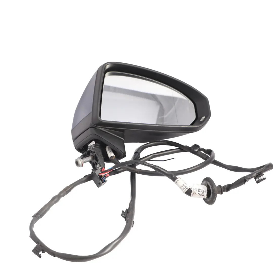 Audi TT FV Wing Mirror Door Right O/S Scuba Blue - X5Q - SKU RHD-8S2857410C-SCB - Part number 8S2857410C