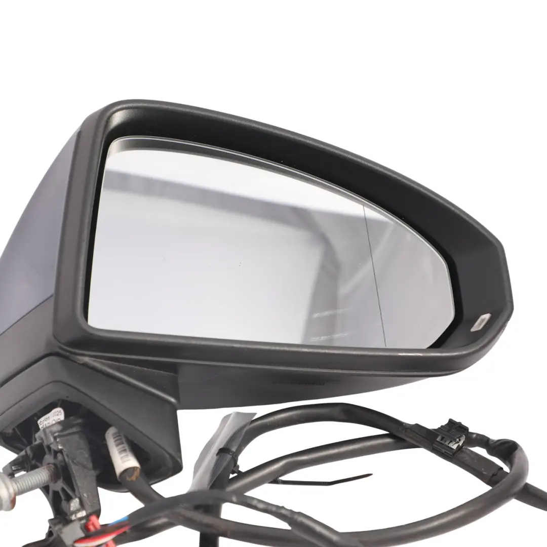 Audi TT FV Wing Mirror Door Right O/S Scuba Blue - X5Q - SKU RHD-8S2857410C-SCB - Part number 8S2857410C