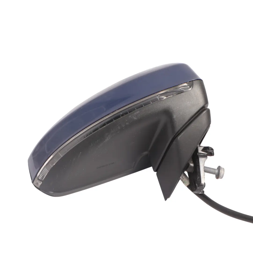 Audi TT FV Wing Mirror Door Right O/S Scuba Blue - X5Q - SKU RHD-8S2857410C-SCB - Part number 8S2857410C