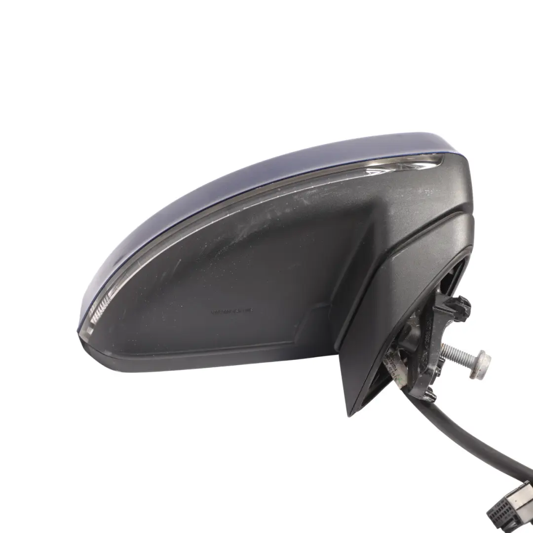 Wing Mirror Door Right O/S Scuba Blue - X5Q to Audi TT FV with Part number 8S2857410C Audi TT FV Wing Mirror Door Right O/S Scuba Blue - X5Q - SKU RHD-8S2857410C-SCB - Part number 8S2857410C