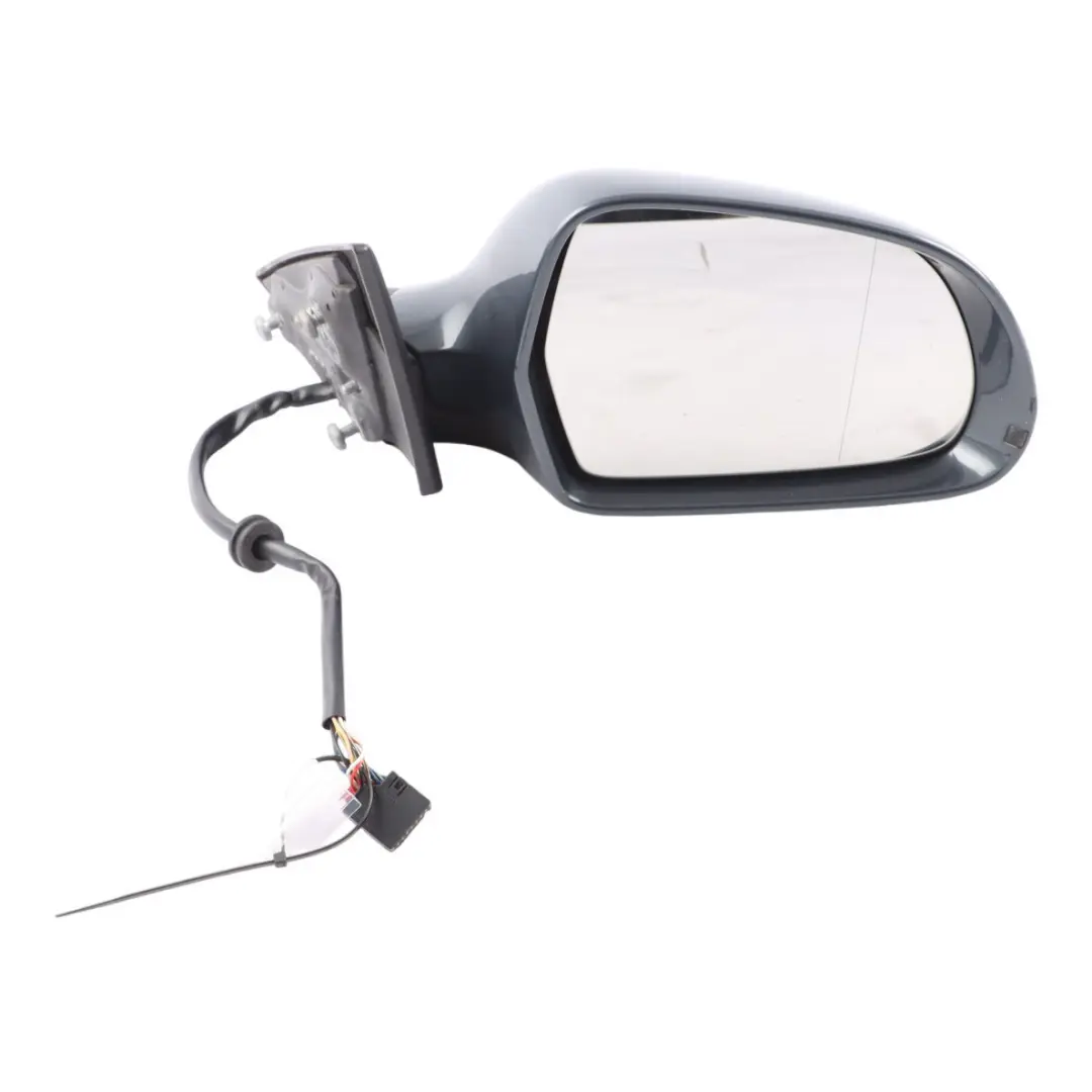 Audi A5 8T Front Mirror Wing Door Right O/S Meteor Grey Pearl Metallic - Z7H - SKU RHD-8T2857410F-MGR - Part number 8T2857410F