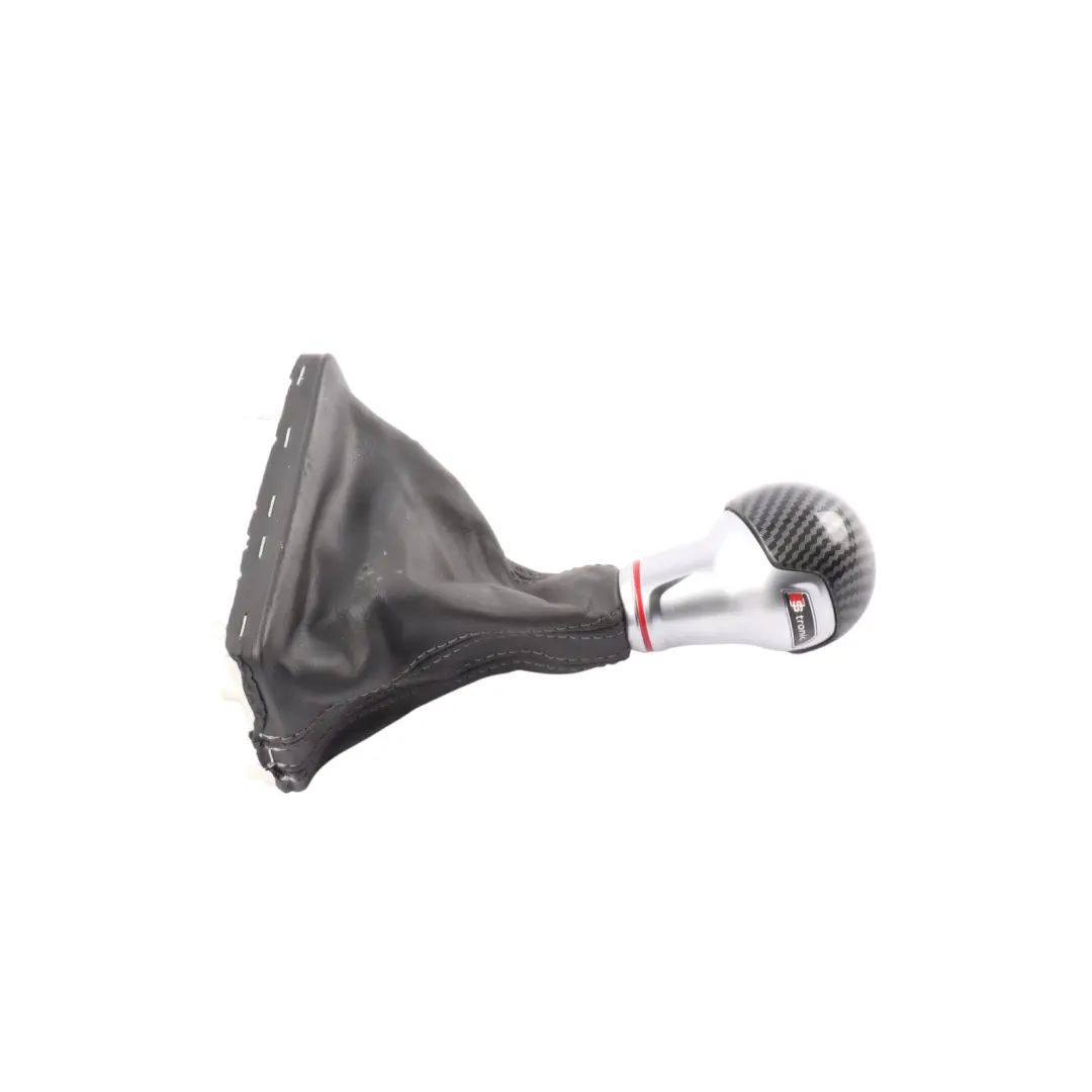 Audi S3 8V Gear Shifter Selector Knob Automatic Black S Tronic Carbon - SKU RHD-8V2713139N-1 - Part number 8V2713139N