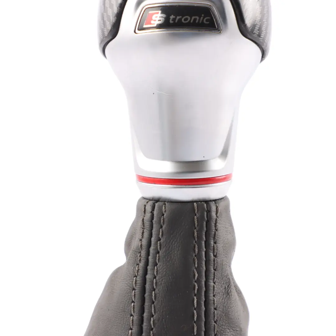 Audi S3 8V Gear Shifter Selector Knob Automatic Black S Tronic Carbon - SKU RHD-8V2713139N-1 - Part number 8V2713139N