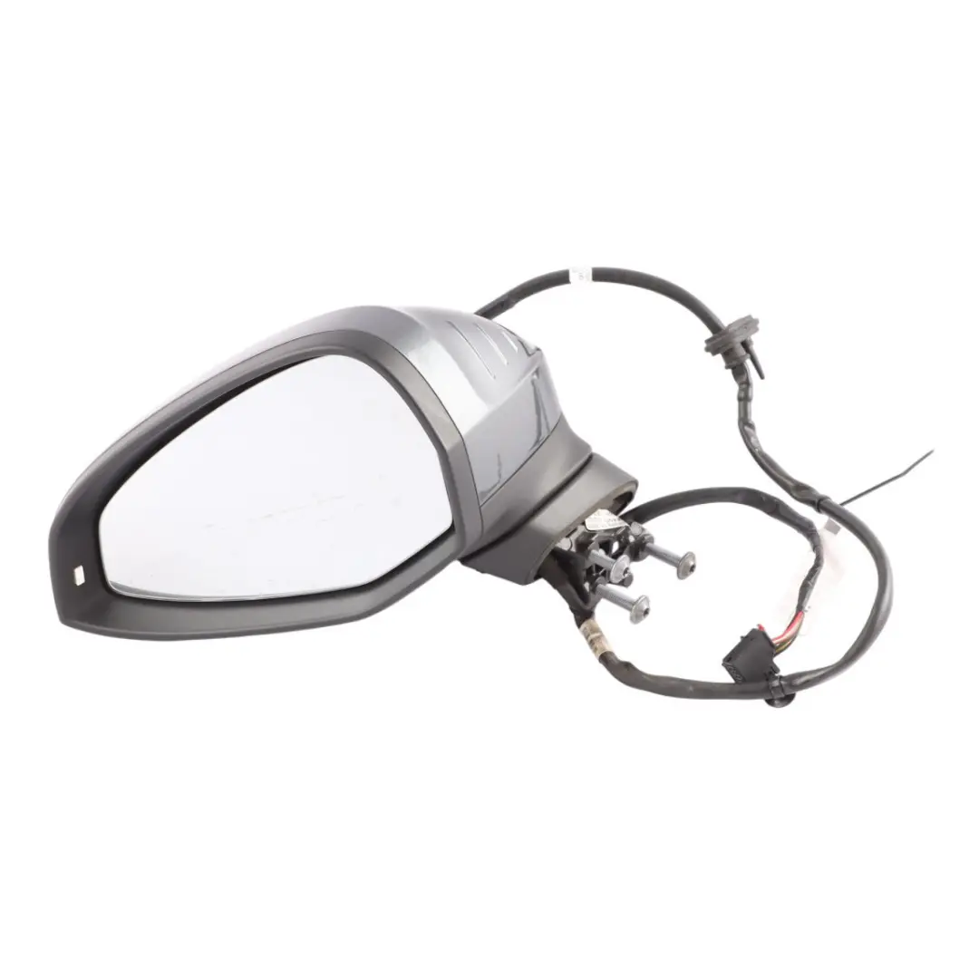 Audi A4 B9 Wing Mirror Outside Heated Left N/S Door Daytona Grey - Z7S - SKU RHD-8W2857409-DGR - Part number 8W2857409