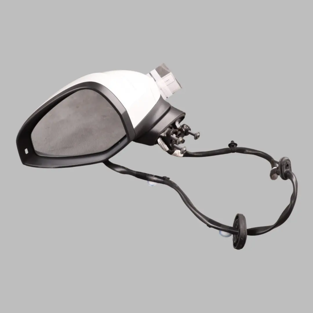 Wing Mirror Left N/S Glacier White Pearl - S9R to Audi A4 B9 Electric with Part number 8W2857409A Audi A4 B9 Electric Wing Mirror Left N/S Glacier White Pearl - S9R - SKU RHD-8W2857409A-MGW - Part number 8W2857409A