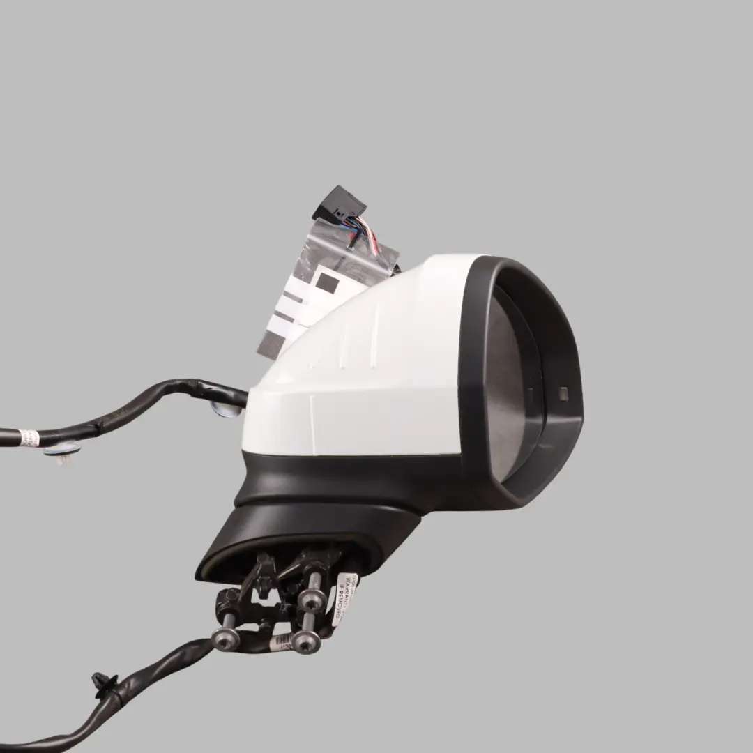 Audi A4 B9 Electric Wing Mirror Right O/S Glacier White Pearl - S9R - SKU RHD-8W2857410A-MGW - Part number 8W2857410A