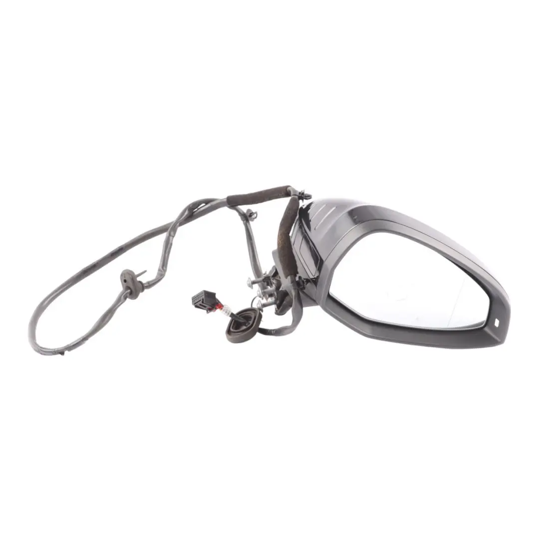 Door Wing Mirror Fold Heated Right O/S Mythical Black - Y9T to Audi A5 F5 Coupe with Part number 8W6857410AK Audi A5 F5 Coupe Door Wing Mirror Fold Heated Right O/S Mythical Black - Y9T - SKU RHD-8W6857410AK-MYB1 - Part number 8W6857410AK