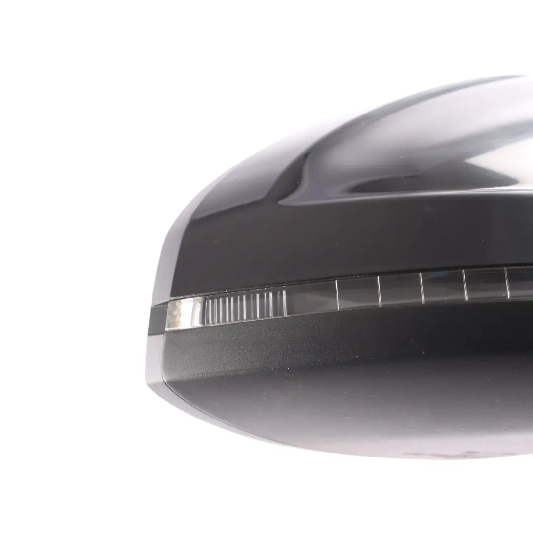 Door Wing Mirror Fold Heated Right O/S Mythical Black - Y9T to Audi A5 F5 Coupe with Part number 8W6857410AK Audi A5 F5 Coupe Door Wing Mirror Fold Heated Right O/S Mythical Black - Y9T - SKU RHD-8W6857410AK-MYB1 - Part number 8W6857410AK