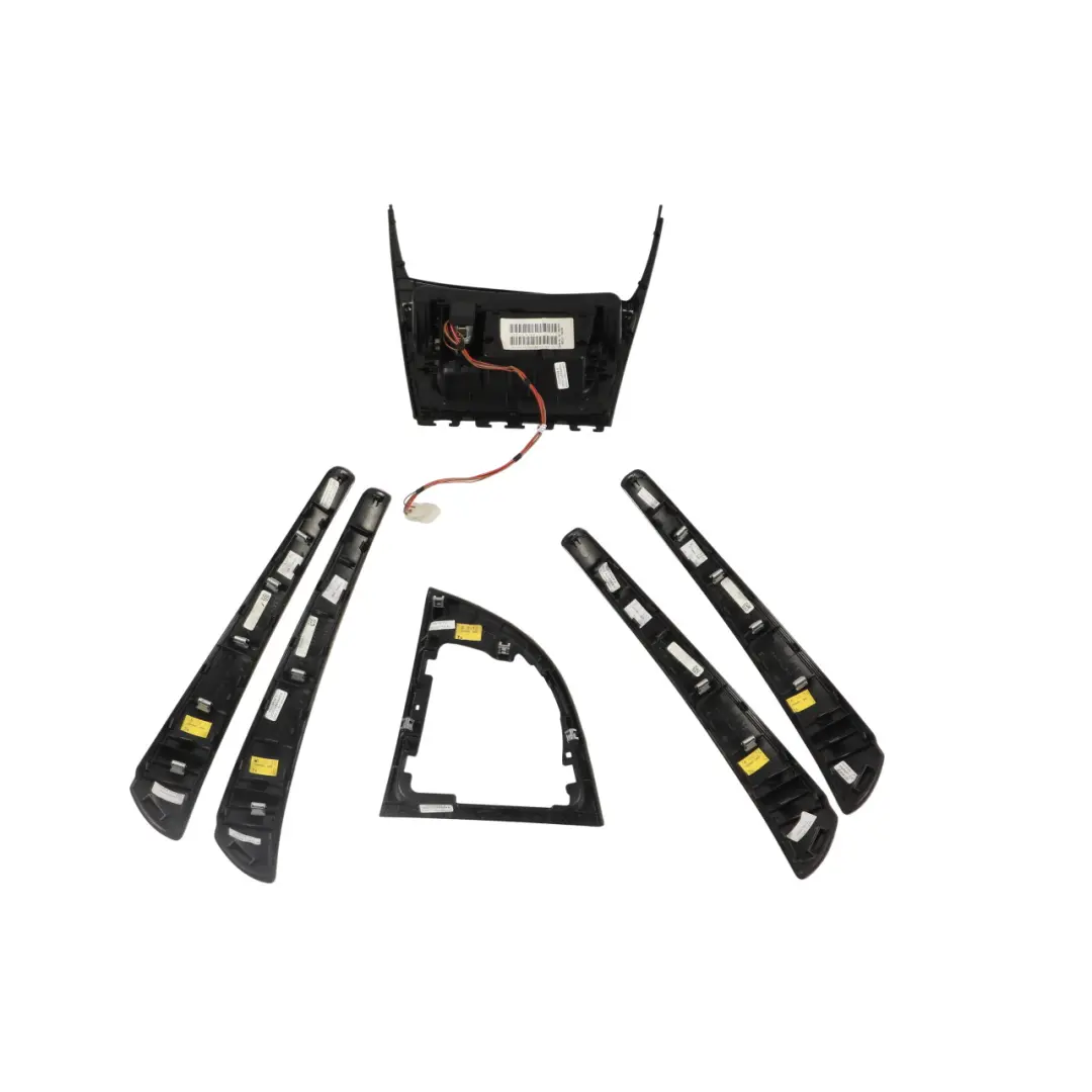 BMW E87 LCI Ashtray Trim Set Dash Dashboard Aluminium Akzentschliff - SKU RHD-9122672-2 - Part number 9122672