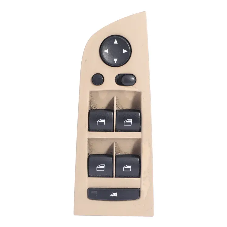 Switch Window Lifter Driver's Side Power Fold Beige to BMW 3 Series E90 E91 with Part number 9217343 BMW 3 Series E90 E91 Switch Window Lifter Driver's Side Power Fold Beige - SKU RHD-9217349 - Part number 9217343