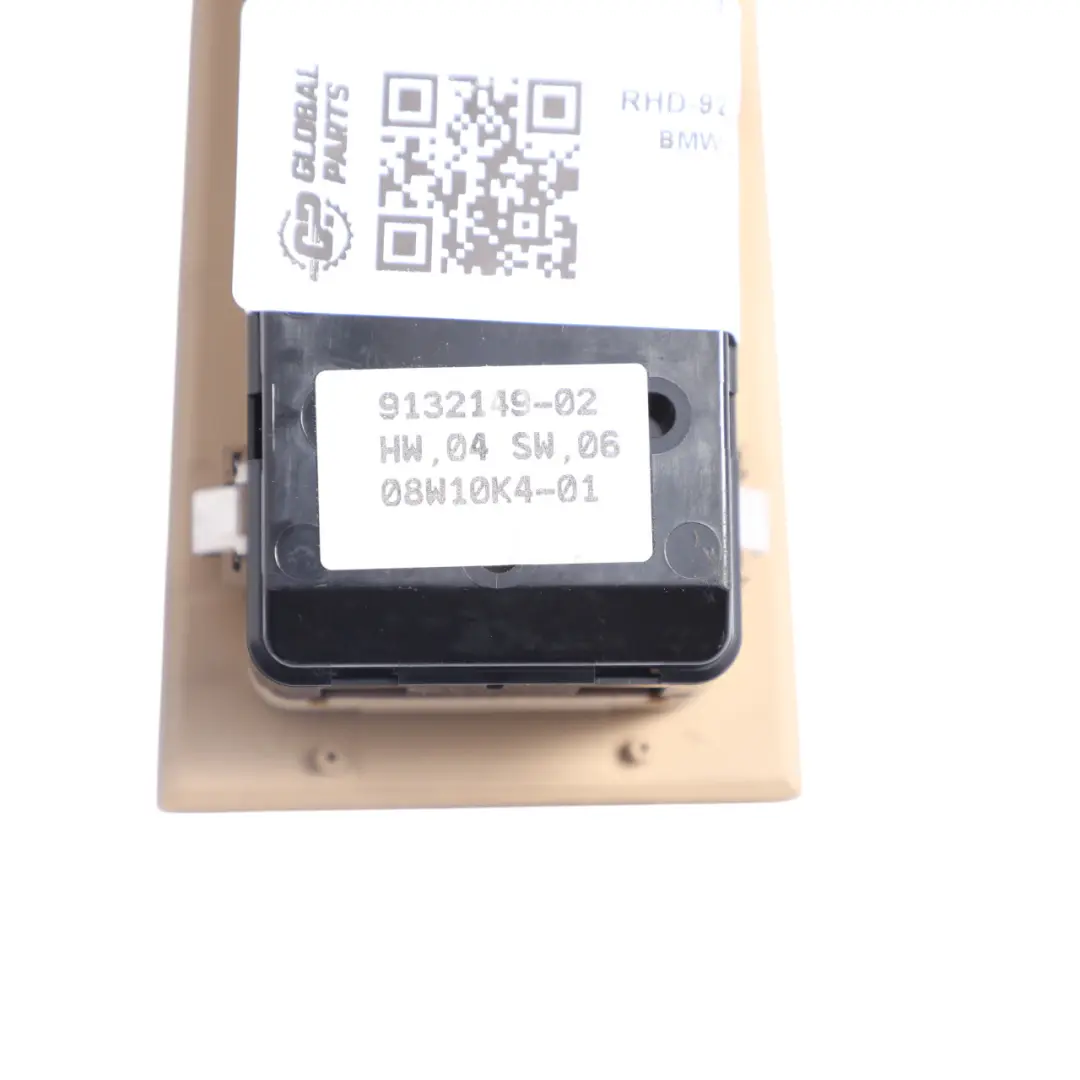 Switch Window Lifter Driver's Side Power Fold Beige to BMW 3 Series E90 E91 with Part number 9217343 BMW 3 Series E90 E91 Switch Window Lifter Driver's Side Power Fold Beige - SKU RHD-9217349 - Part number 9217343