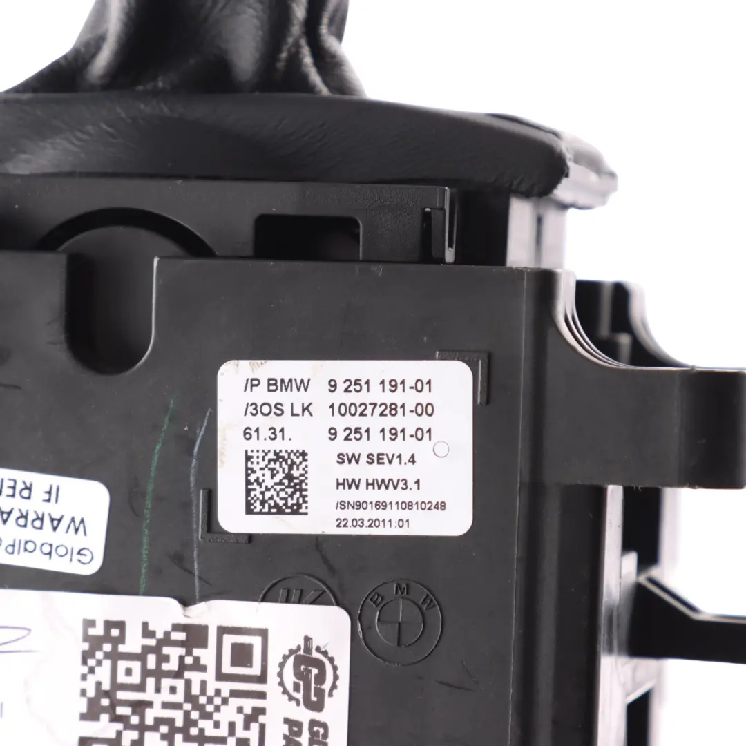 BMW F10 F12 F25 F26 Lever Gear Selector Switch Automatic Transmission - SKU RHD-9251191-2 - Part number 9251191