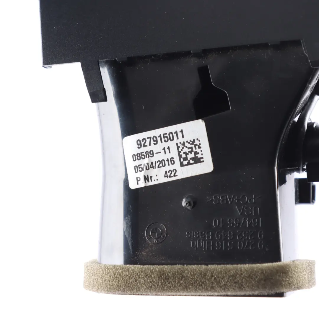  BMX X6 F16 Dashboard Air Vent Grille Front Left N/S - SKU RHD-9279150 - Part number 9279150