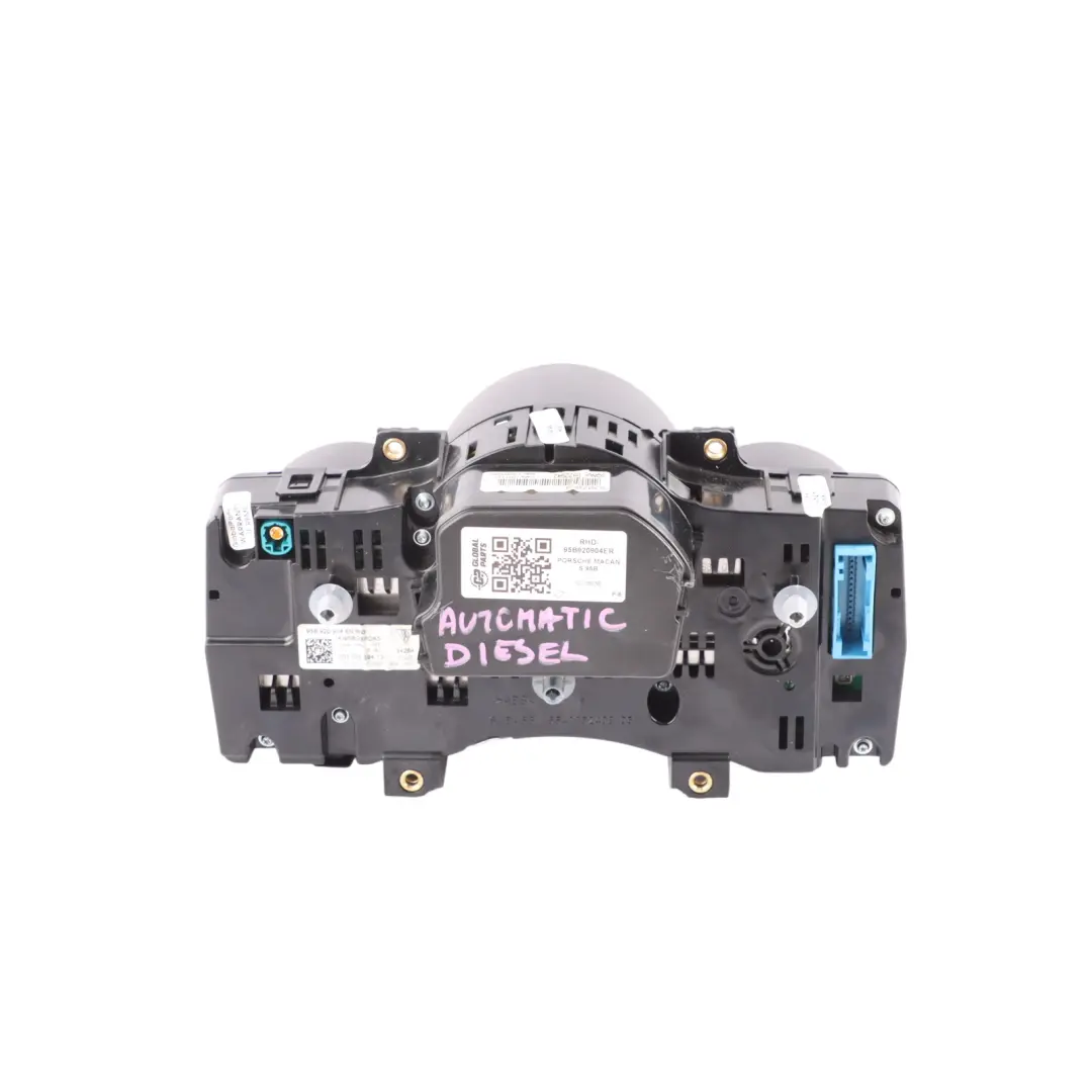 Porsche Macan 95B Instrument Cluster Speedometer Diesel Automatic 95B920904EN - SKU RHD-95B920904ER - Part number 95B920904ER
