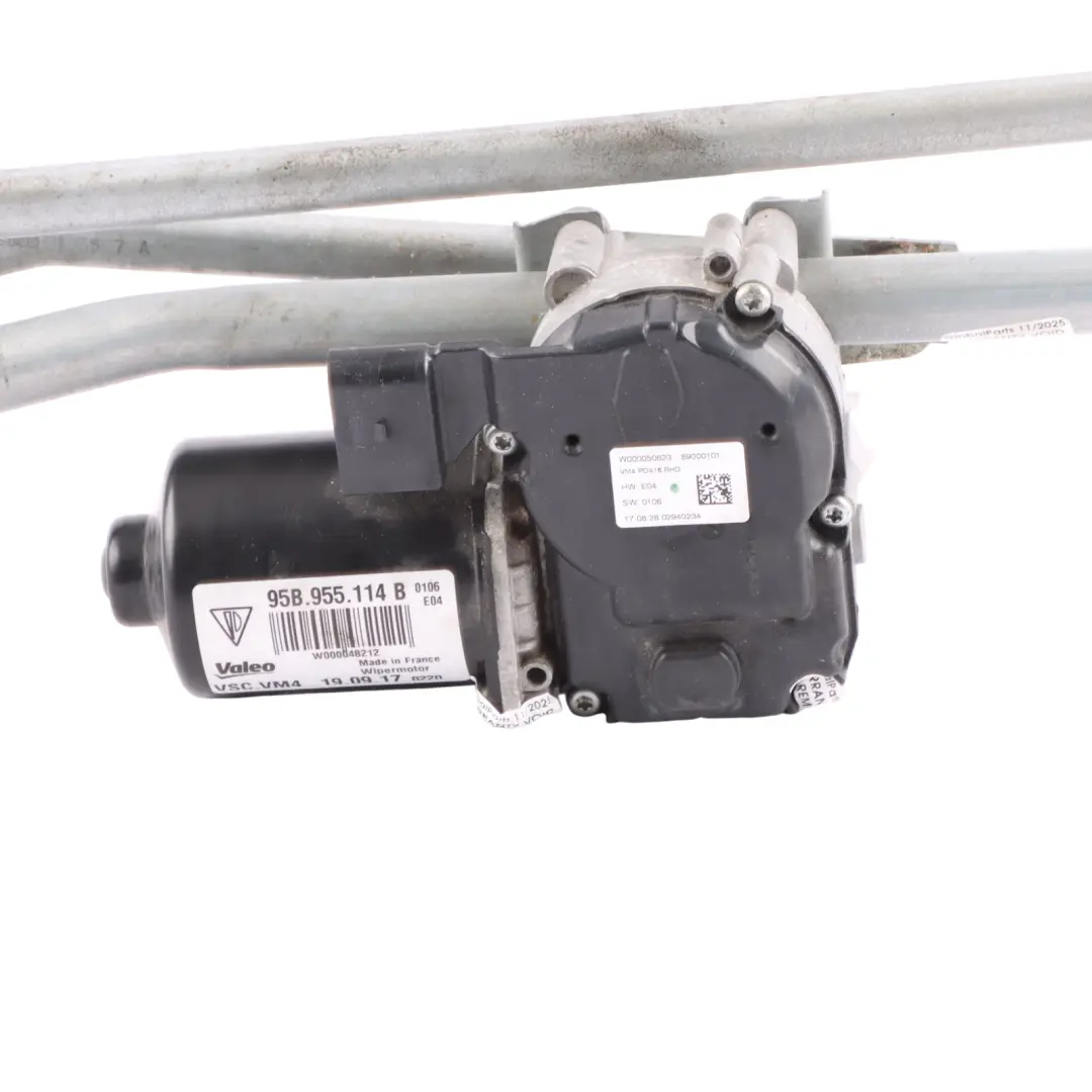 Porsche Macan 95B Front Windscreen Wiper System Linkage Motor 95B955114B - SKU RHD-95B955602B - Part number 95B955602B