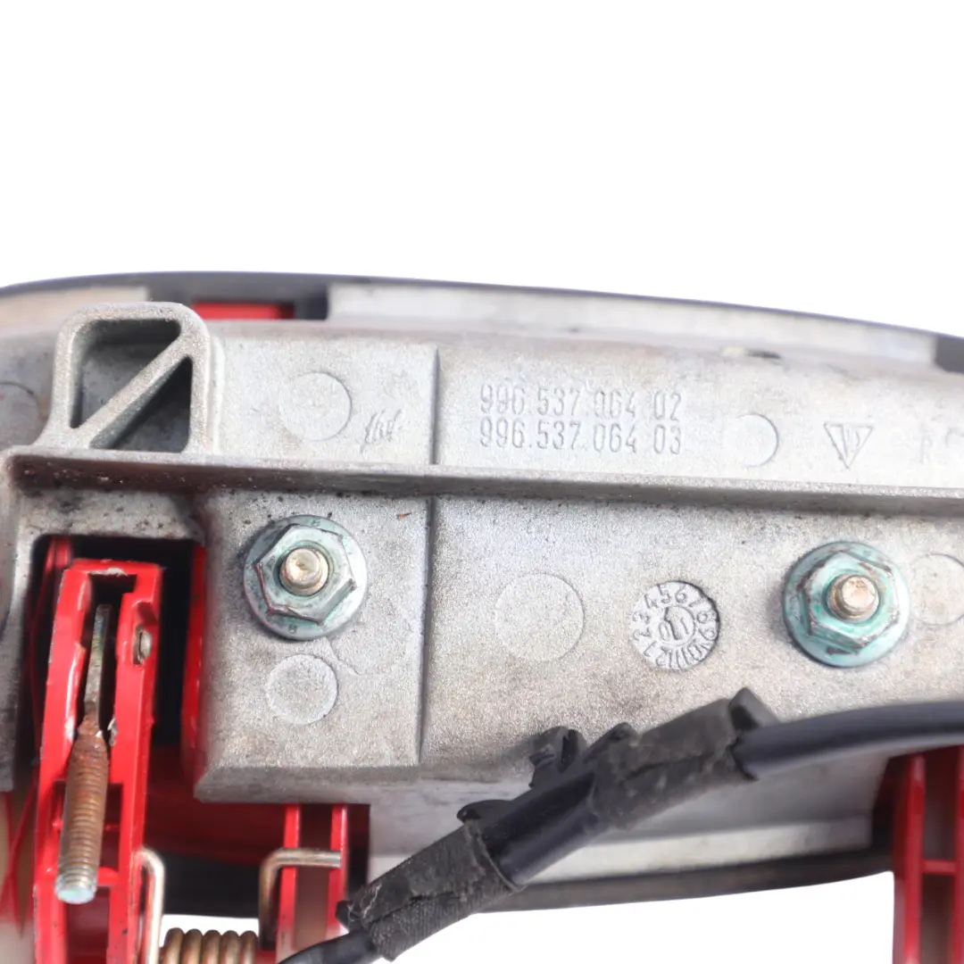 Porsche Boxster 986 Exterior Door Handle Right O/S Guards Red - 80K - SKU RHD-99653706403-GUR - Part number 99653706403