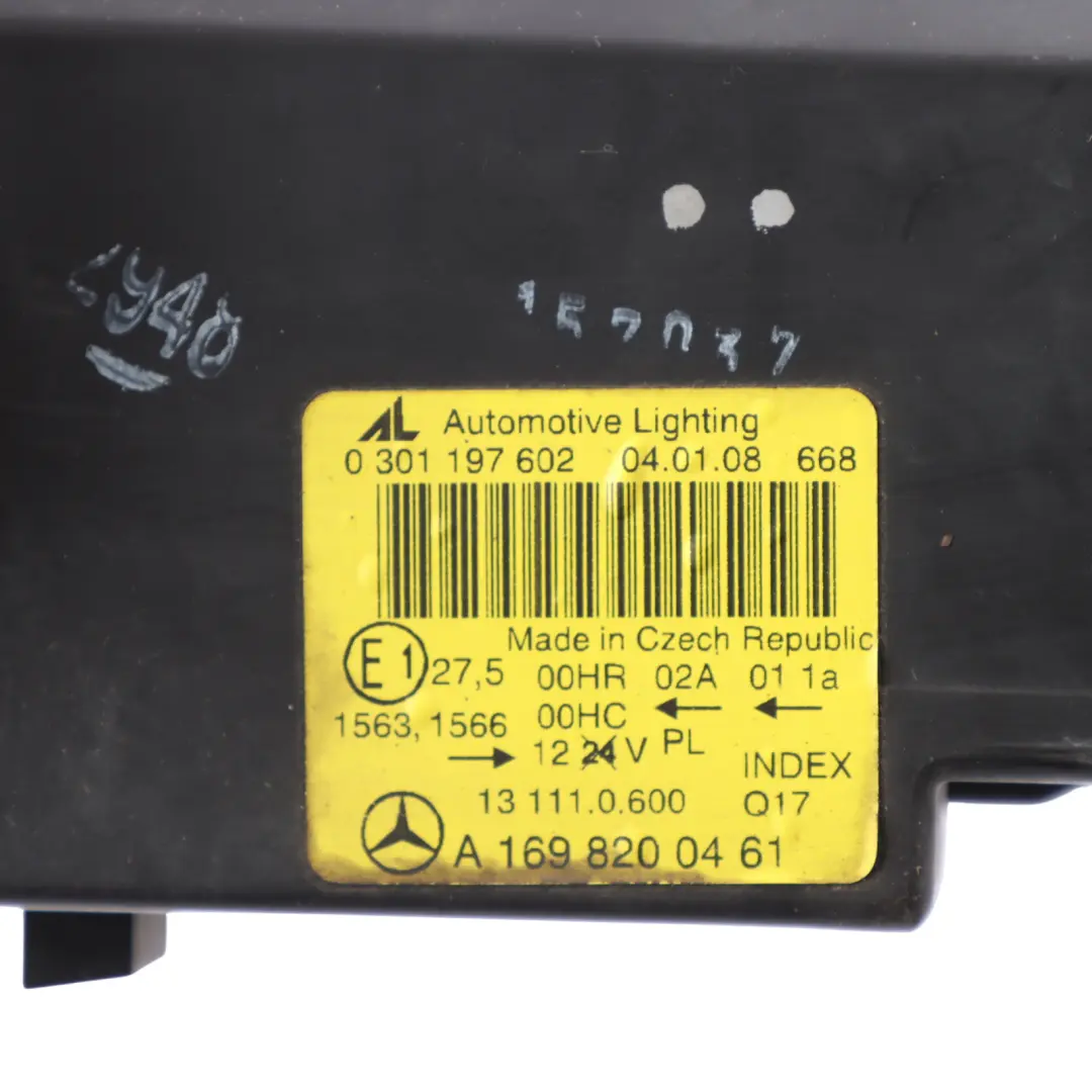  Mercedes-Benz A-Class W169 Headlight Headlamp Lamp Front Right O/S - SKU RHD-A1698200461-1 - Part number A1698200461