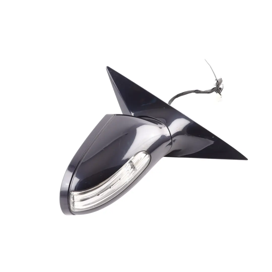 Wing Mirror Right O/S Door Power Fold Tanzanite Blue Metallic 359 to Mercedes R171 with Part number A1718101676 Mercedes R171 Wing Mirror Right O/S Door Power Fold Tanzanite Blue Metallic 359 - SKU RHD-A1718101676-TB - Part number A1718101676