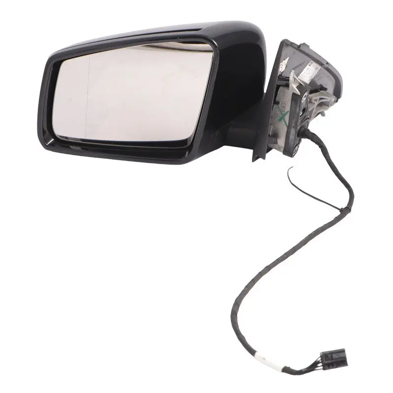 Mercedes W176 Wing Mirror Door Left N/S Outside Kosmos Black Metallic - 191 - SKU RHD-A1768100176-KB - Part number A1768100176