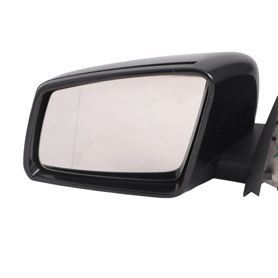 Wing Mirror Door Left N/S Outside Kosmos Black Metallic - 191 to Mercedes W176 with Part number A1768100176 Mercedes W176 Wing Mirror Door Left N/S Outside Kosmos Black Metallic - 191 - SKU RHD-A1768100176-KB - Part number A1768100176