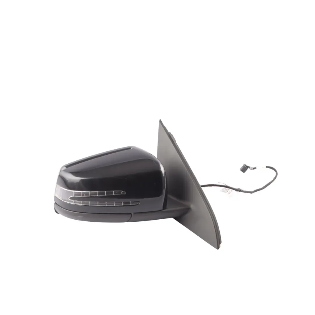 Mercedes W176 Wing Mirror Door Right O/S Outside Kosmos Black Metallic - 191 - SKU RHD-A1768100276-KB1 - Part number A1768100276