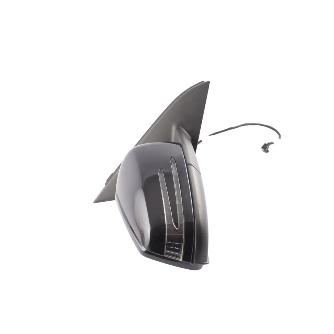 Mercedes W176 Wing Mirror Door Right O/S Outside Kosmos Black Metallic - 191 - SKU RHD-A1768100276-KB1 - Part number A1768100276