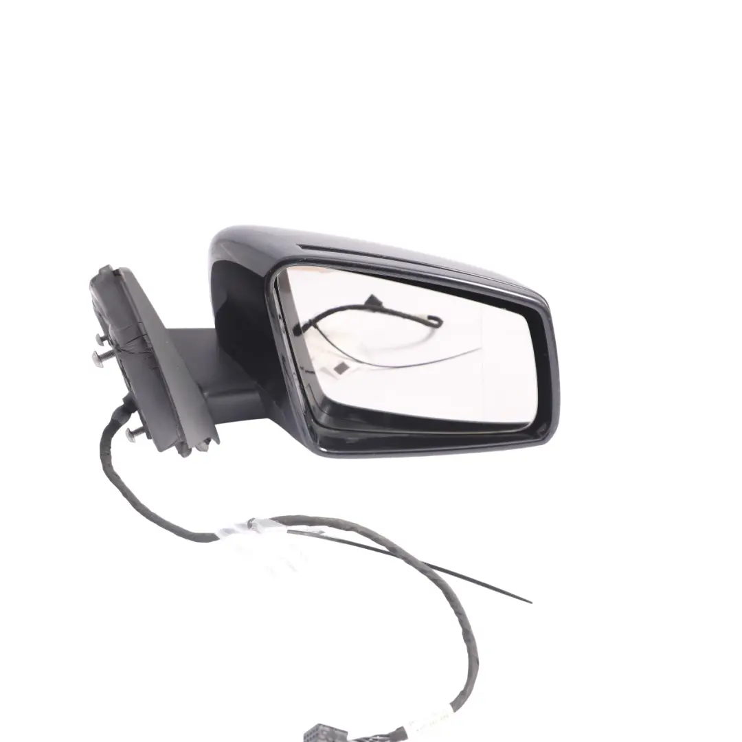 Mercedes W176 Door Wing Mirror Outside Right O/S Kosmos Black - 191 - SKU RHD-A1768100276-KB2 - Part number A1768100276